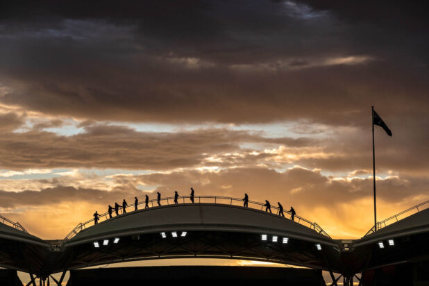 RoofClimb Twilight. Adelaide Oval. Cultural Attractions of Australia. Image credit: John Montessi.